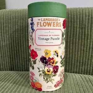 Cavallini & Co. Vintage Puzzle The Language Of Flowers 1000 Pc